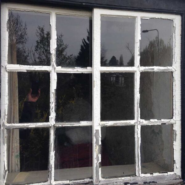 Yorkshire Sash window in poor condition and draughty.